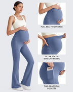 G4Free BareFeel Maternity Flare Leggings - Image 7