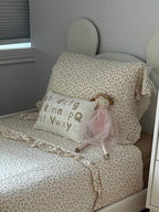 BuLuTu Camellia Floral Print Pillowcase King Muslin Cotton Pillow Case Chic - Image 7