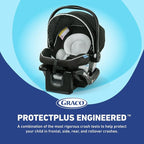 Graco SnugRide Lite LX Infant Car Seat, Lightweight Rear-Facing Seat - Image 4
