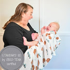 LollyBanks Swaddle Blanket, 100% Cotton Muslin Swaddle Blankets - Image 5
