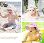 Baby Girl Sun Hat Summer Foldable Beach Hats - Image 7