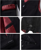 Boys Suit for Kids Tuxedo Suits for Wedding Formal Suit Set Toddler Boy Dress - Image 6