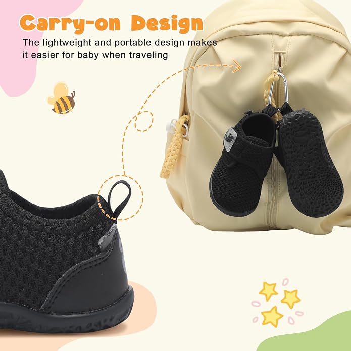 FEETCITY Baby Walking Shoes Barefoot Baby Shoes Infant Sneakers Newborn Crib - Image 4