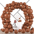90pack Coffee Balloons Different Size 18/12/10/5 Inch Coffee Balloon Garland by Voircoloria