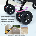 Lightweight Travel Stroller at Only 4.6 kg, Folding Compact Pushchair - Image 7