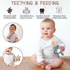 WAJIAYON Easter Bunny Baby Breastmilk Popsicle Molds & Baby Fruit Feeder - Image 6