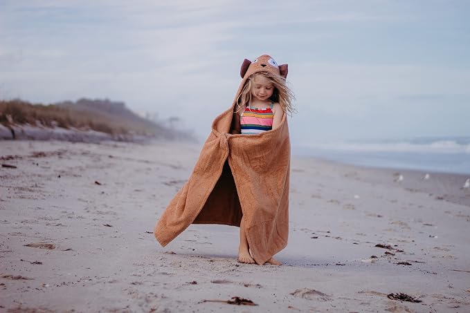 Hooded Baby Towel for Kids 2-8 | Large 100% Cotton Baby Towel for Girls or Boys - Image 5