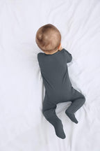 Baby Boy Footed Pajamas with Mittens, Rayon Made from Bamboo Sleepers, 2 Way - Image 7