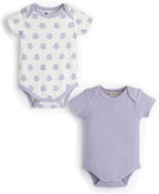MONICA + ANDY Baby Organic Short Sleeve Jack + Jill Bodysuit by monicaandy