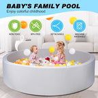 Foam Ball Pit for Toddlers Kids Children, CALEPTONG 47.2"x 13.8" Super Large - Image 3