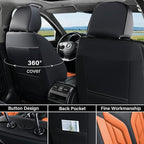 Coverado Car Seat Covers Full Set, Automotive Seat Covers Car Seat Protector - Image 2