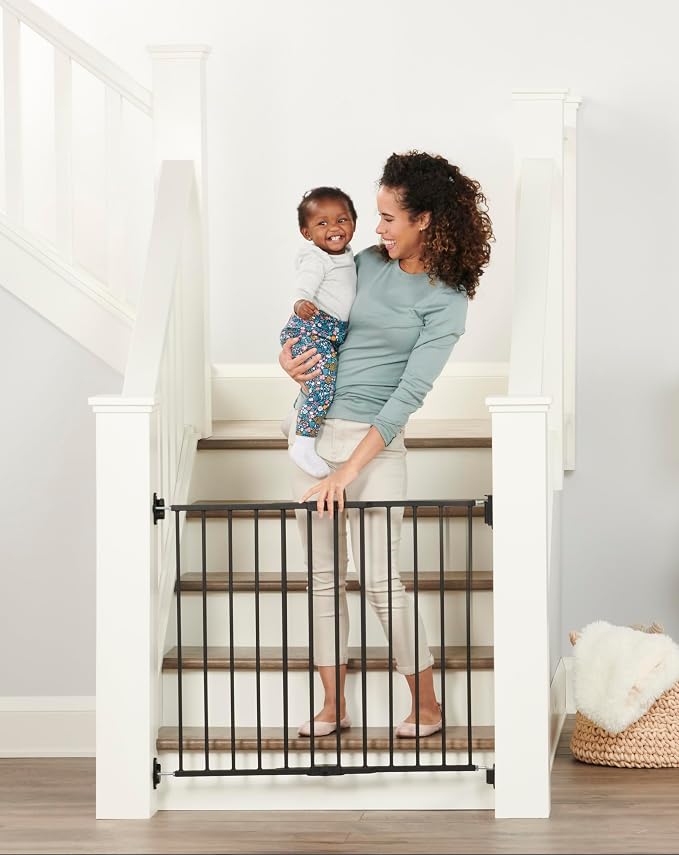 Regalo 2-in-1 Extra Wide Stairway and Hallway Walk Through Baby Safety Gate by Regalo