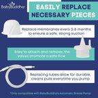 BabyBuddha Breast Pump Accessories, 10 Piece Triple Bundle - Image 3