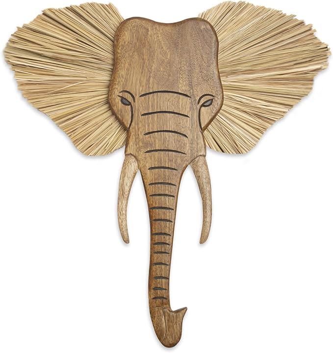 Crane Baby Wooden Safari Wall Decor, Wood Animal Nursery Wall Art, Boho by CraneBaby