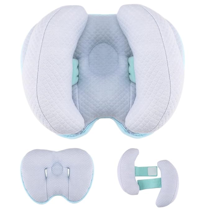 KAKIBLIN Baby Head Neck Support Pillow, 2 in 1 Banana Neck Pillow - Image 2