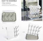 Termichy Baby Bottle Drying Rack: Large Vertical Bottle Dryer Rack Holder - Image 7