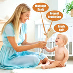Wooden Baby Hair Brush and Comb Set - Image 6