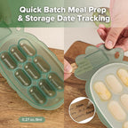 Haakaa Silicone Nibble Freezer Tray -Breastmilk Teething Popsicle Mold - Image 6