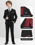 ELPA ELPA Boys' Formal Suit Set, - Image 3