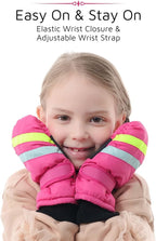 F Flammi Toddler Kids Snow Mittens - Image 5