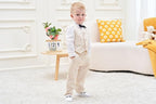 ARTMINE Toddler Boy Clothes Suit Gentleman Wedding Outfits, Formal Dress - Image 3