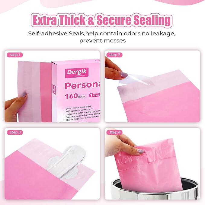 Diaper Disposable Bags, Secure Closure, Odor Control, Discreet Disposal - Image 5