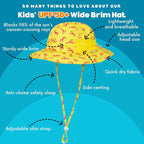 SwimZip Wide Brim Sun Hat | UPF 50+ Protection - Image 3