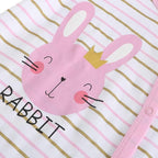 Kiddiezoom Baby Footed Cotton One-Piece Romper Jumpsuit Pajamas - Image 5