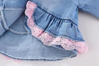 Peacolate 6M-4Years Spring Fall Baby Girls Clothing Set 3pcs Long Sleeve Dress - Image 7