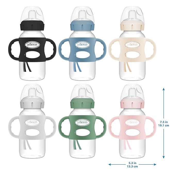 Dr. Brown's Milestones Wide-Neck Sippy Spout Bottle - Image 12