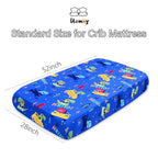 UOMNY Crib Sheet, Dinosaur Crib Sheets Baby Sheet - Image 2