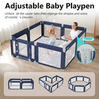 Baby Playpen, Large Play Pen for Babies and Toddlers - Image 2