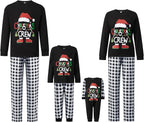 Awoscut Christmas Family Matching Pajamas Christmas Pjs Holiday Nightwear - Image 6
