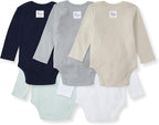 Burt's Bees Baby Organic Cotton Bodysuits – Baby Boy & Girl Short and Long - Image 2