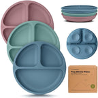 KeaBabies Suction Plates for Baby, Toddler by KeaBabies