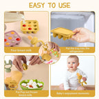 WAJIAYON Baby Breastmilk Popsicle Molds & Baby Fruit Feeder, Baby Food Freezer - Image 4