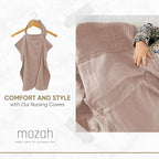 MOZAH Organic Muslin Swaddle Blankets - Image 3