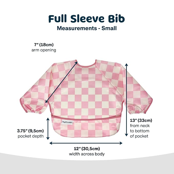 Tiny Twinkle Long Sleeve Bib for Babies & Toddlers – Waterproof Smock Bib for - Image 6