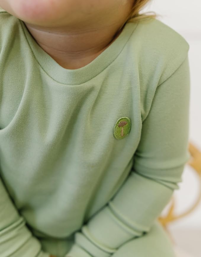 moimoln 6M-8Y Modal Cotton Solid Soft Breathable Baby Toddler Boys Girls Snug - Image 4