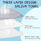 Newwiee 5 Pcs Large Towel Bib Toddler - Image 4