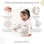 Bamboo Little Soft Baby Footie Pajamas, Baby Clothes, Newborn Sleepers - Image 2