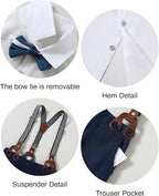 nilikastta Toddler Baby Boy Clothes Suit Gentleman Wedding Outfits Formal Dress - Image 5