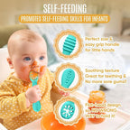 4pc Silicone Baby Spoons Self Feeding Baby Utensils 6-12 Months - Image 5