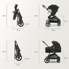 Mompush Wiz 2 in 1 Baby Stroller - Image 4