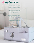 Lily Miles Diaper Caddy Organizer - Image 4