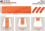 FEXIA 3 Pack Orange Fall Table Runner 35x120 Inches - Image 2