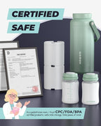 Breast Milk Cooler Bottle-24H Double-Layer Cooling, TSA Approved, 2 Leakproof - Image 5