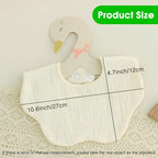 Baby Bibs Muslin Drool Teething Drooling Bibs - Image 4
