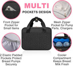 Wearable Breast Pump Bag with Insulated Breastmilk Cooler - Image 4