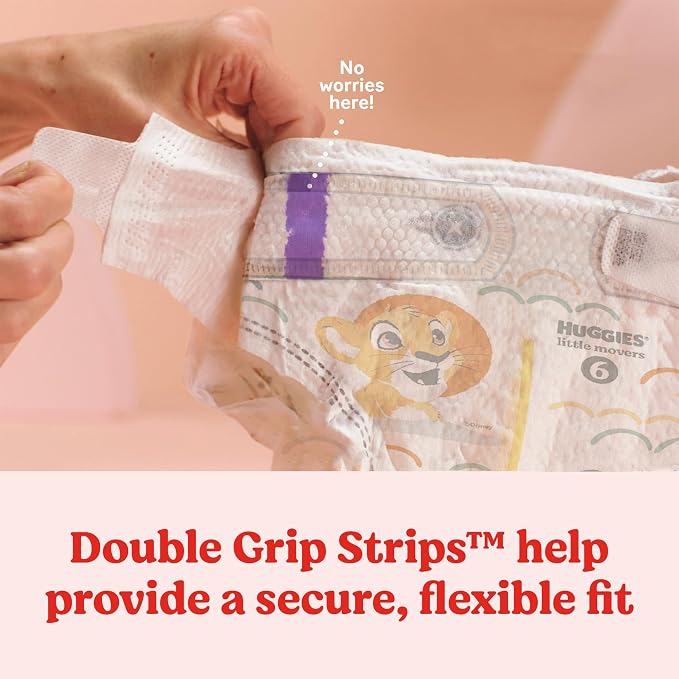 Huggies Size 3 Diapers, Little Movers Baby Diapers, Size 3, Packaging May Vary - Image 9